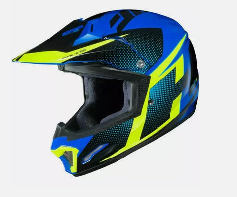 HJC CL-XY II Youth Helmet (Hi-Viz/Blue) L
