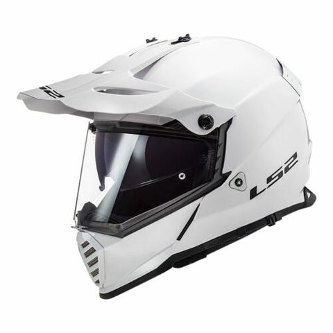 LS2 Pioneer V2 Helmet (White) 3XL - Throttle City Cycles