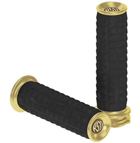 RSD Traction Grips - Brass, Color: Brass 0063-2069 - Throttle City Cycles