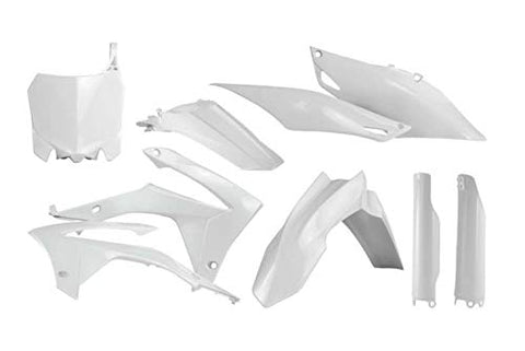 Acerbis 26307-00002 Full Plastic Kit White - Throttle City Cycles