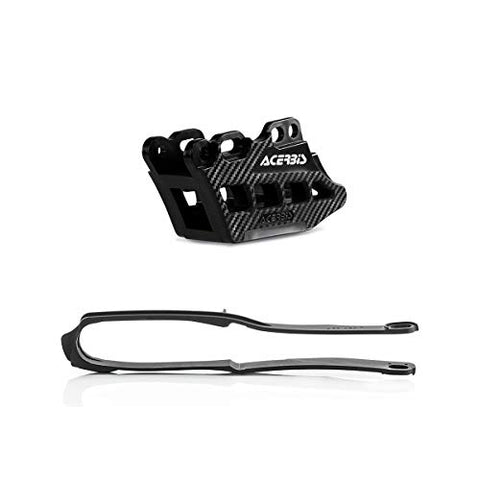 Acerbis Chain Guide/Slider Kit 2.0 (Black) for 17-18 Kawasaki KX250F - Throttle City Cycles