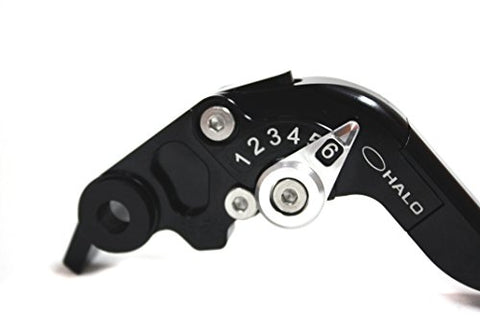 Driven Racing Halo Adjustable and Folding Clutch Lever DFLAS418 - Throttle City Cycles