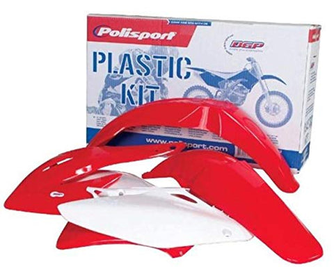 Polisport Plastics Kit Red for Honda CRF450R CRF 450R 08 - Throttle City Cycles