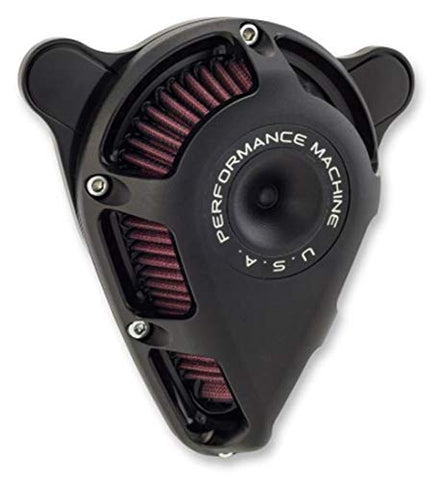 Performance Machine Blk Pm Jet Air Cleaner 0206-2140-Smb New - Throttle City Cycles