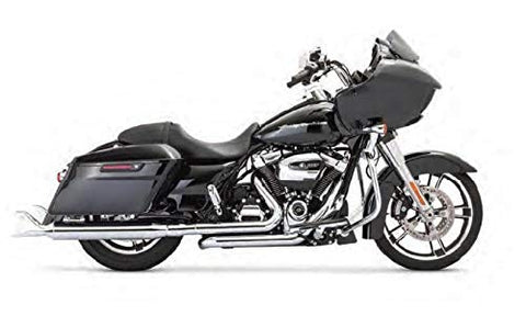 Freedom HD00622 Exhaust (Shark tails Slip-On 4 In All Chrome) - Throttle City Cycles
