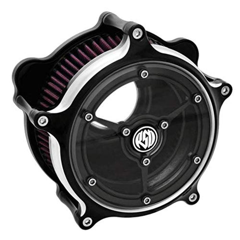 Roland Sands Design Contrast Cut Clarity Air Cleaner 0206-2060-BM - Throttle City Cycles