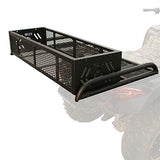 Kolpin 53350 ATV Rear Drop Rack Basket Convertible 3-in-1, Black, 43" l x 31" w x 10" h - Throttle City Cycles