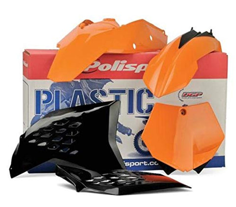 Polisport Plastics Kit Orange KTM SX XC 2011 - Throttle City Cycles