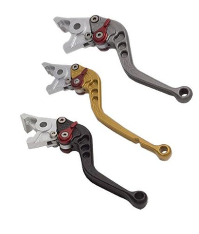 Constructors Racing Group Folding Roll-A-Click Clutch Lever - Black AB-521C-F-B - Throttle City Cycles