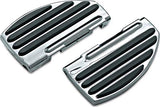 Kuryakyn 7906 Motorcycle Foot Controls: ISO Passenger Boards for 1986-2019 Harley-Davidson Motorcycles, Chrome, 1 Pair - Throttle City Cycles