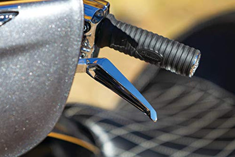 Kuryakyn 5776 Motorcycle Handlebar Accessory: Phantom Clutch and Brake Trigger Levers for 2018-19 Indian Motorcycles - Throttle City Cycles