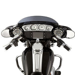 Arlen Ness Beveled Chrome Inner Fairing Gauge Trim 30-341 - Throttle City Cycles