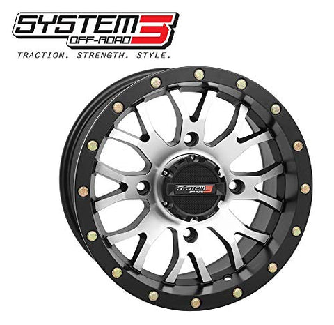Dragonfire Racing 19-0052 ST-3 Wheel - 14x7-5+2(+30mm) - 4/156 - Machined - Throttle City Cycles