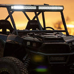 Rigid Industries 260413 Adapt E-Series Led Light Bar 20 Inch - Has Built in GPS Guided Adapt Mode Lighting or 3 Optic Zones - Scene, Driving, Spot Beams. - Throttle City Cycles