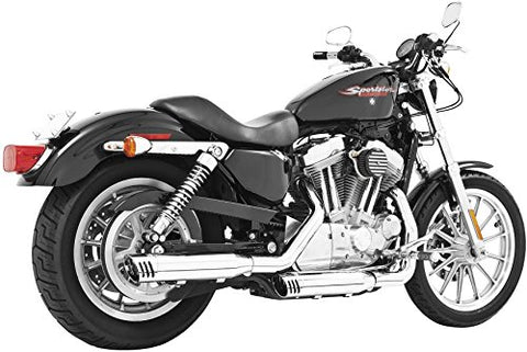 Freedom HD00389 Exhaust (3.25" Racing Slip-On Chrome Tip) - Throttle City Cycles
