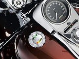 Kuryakyn 7282 Motorcycle Accent Accessory: Informer LED Fuel and Battery Gauge for 1988-2019 Harley-Davidson Motorcycles, Chrome - Throttle City Cycles