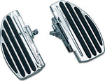 Kuryakyn 4455 Motorcycle Foot Controls: Passenger ISO Board Conversions, Chrome, 1 Pair - Throttle City Cycles
