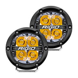 RIGID 360-SERIES 4 INCH LED OFF-ROAD SPOT BEAM AMB BACKLIGHT|PAIR - Throttle City Cycles