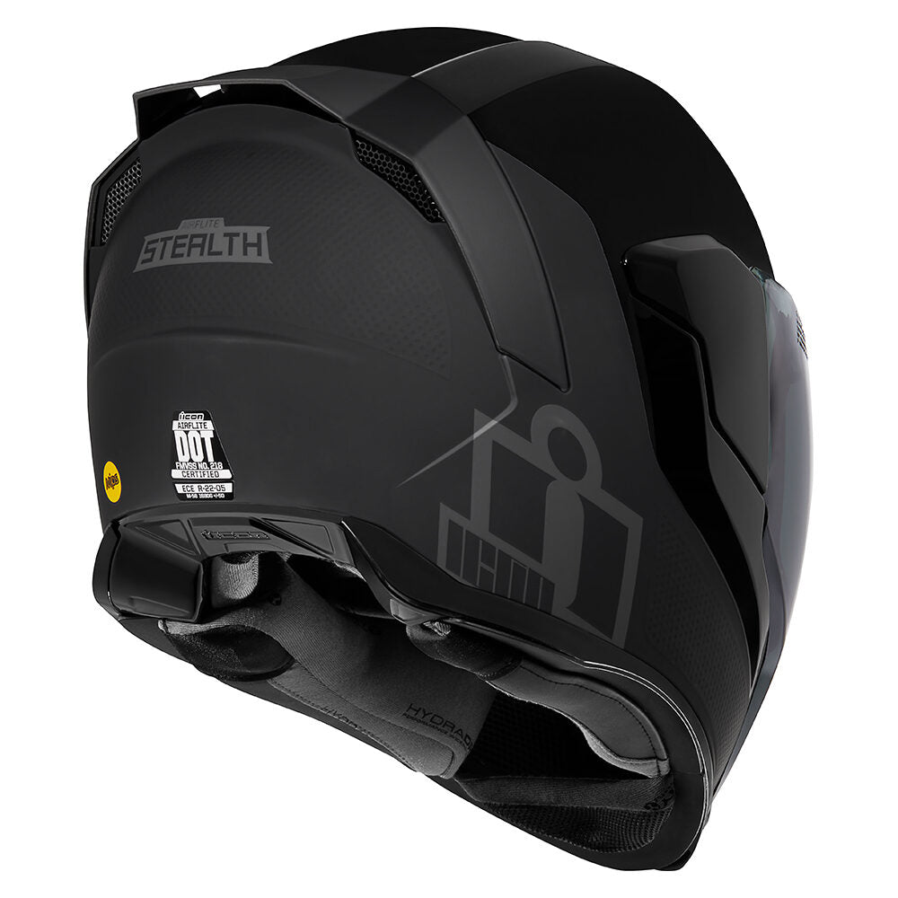 Icon Airflite MIPS Stealth Motorcycle Helmet