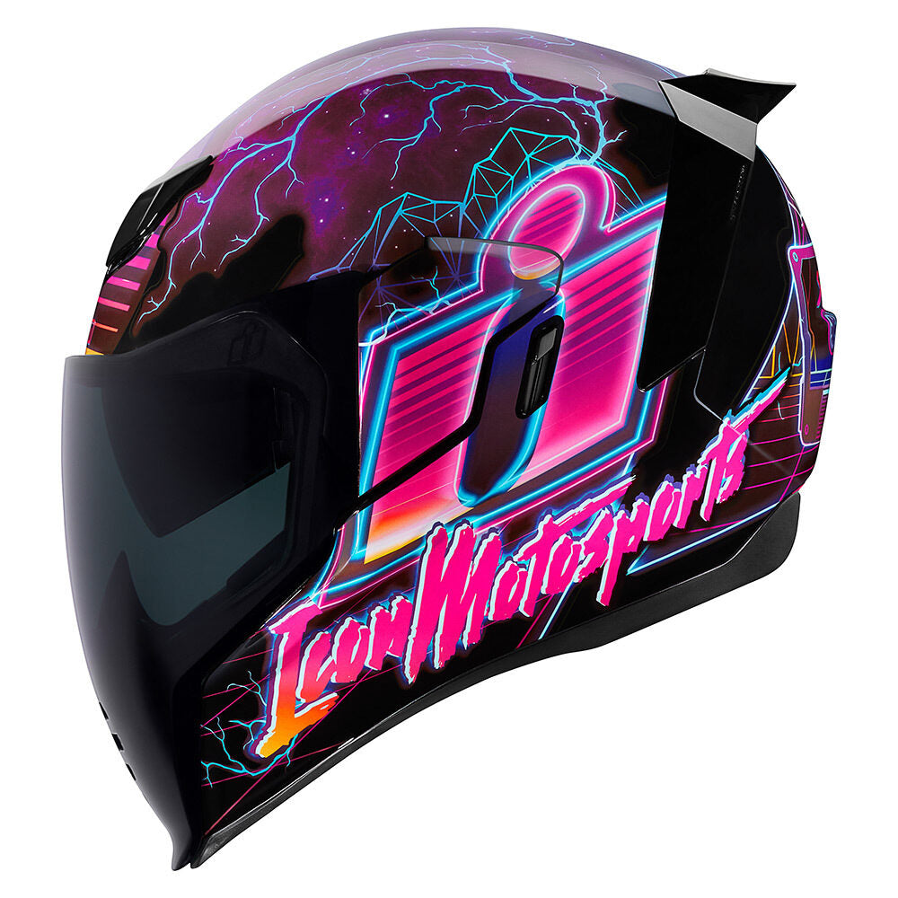 icon airflite stealth helmet Icon Airflite Synthwave Helmet