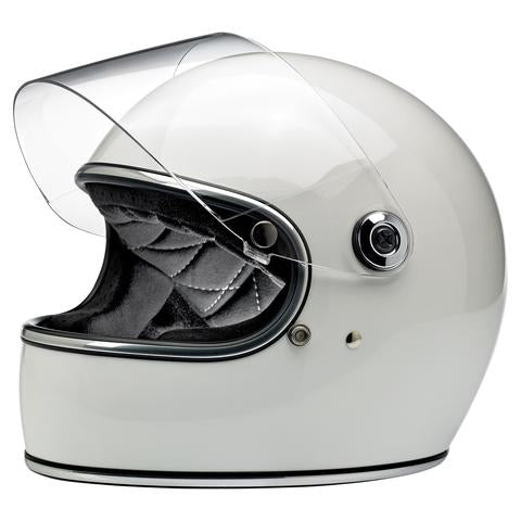 Biltwell Gringo S ECE Helmet (Gloss White) - Throttle City Cycles