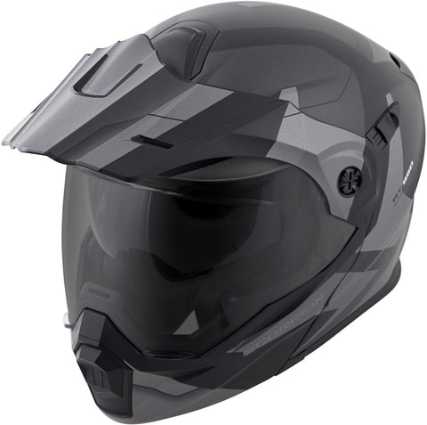 SCORPION EXO EXO-AT950 MODULAR HELMET NEOCON SILVER - Throttle City Cycles