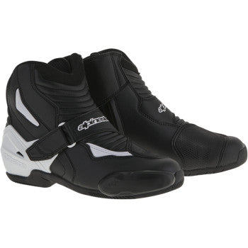 SMX-1R Boots (Black/White) 7.5 - Throttle City Cycles