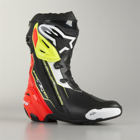 Supertech R Boots (Black/Red/Yellow) US 8/EU 42 - Throttle City Cycles