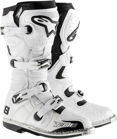 Alpinestars Tech 8 RS Boots (White/Vented) 11 - Throttle City Cycles