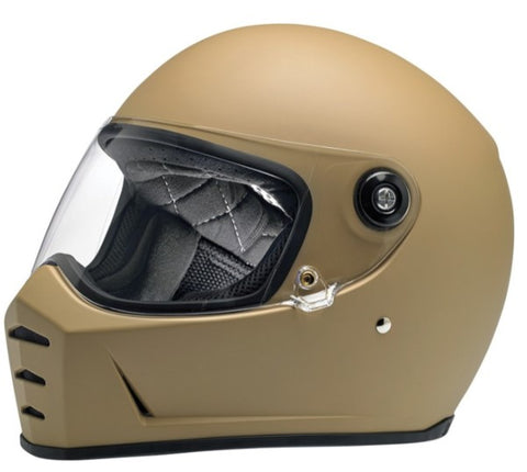 Biltwell Lane Splitter Helmet - Flat Coyote Tan SMALL - Throttle City Cycles
