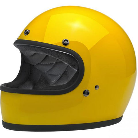 Biltwell Gringo ECE Helmet (Safe-T Yellow) XS - Throttle City Cycles