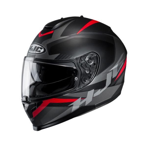 c70 hjc helmet HJC C70 Troky (MC1SF Red/Black) Helmet L