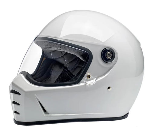 Biltwell Lane Splitter Helmet - Gloss White 2XL - Throttle City Cycles