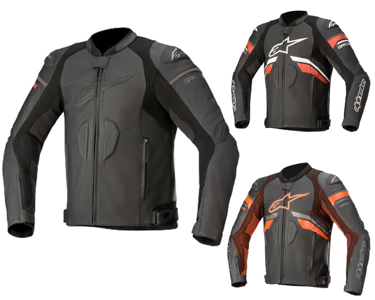 Alpinestars gp plus sales r leather jacket