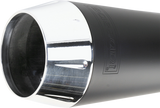 EXHAUST RR2-1UP FXD BLK - Throttle City Cycles