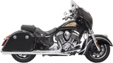 M8C17S Performance Slip-On Mufflers (Chrome) - Throttle City Cycles