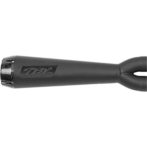Two Brothers Racing Comp-S Full System Exhaust (Ceramic Black / 2 into 1) for 18-19 Harley FXBB - Throttle City Cycles
