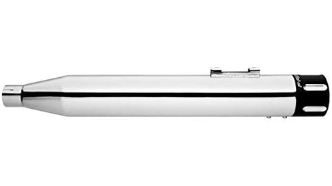 Freedom HD00618 Exhaust (4 In Eagle Slip-On Chrome With Black Sculpted Tip) - Throttle City Cycles