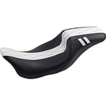 La Pera Outcast Daddy Long Legs Seat White - Throttle City Cycles