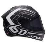 6D ATR-2 Aero Helmet (Matte Black) L & XL - Throttle City Cycles