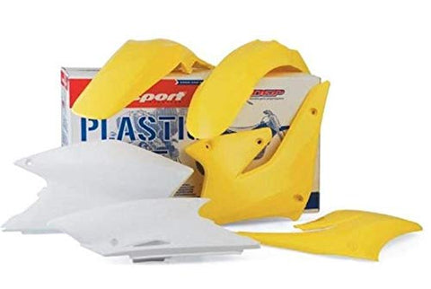 Polisport Plastic Kit - OEM Color , Color: Yellow 90123 - Throttle City Cycles
