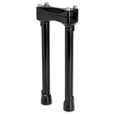 Biltwell Inc. Murdock Black 12" Risers for 1" Bars MR-012-HD-BK - Throttle City Cycles