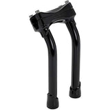 Biltwell Black (MP-010-HD-BK) 10" Murdock Pullback Risers - Throttle City Cycles