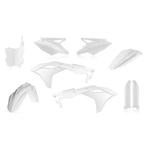 Acerbis 26306-30002 Full Plastic Kit White - Throttle City Cycles