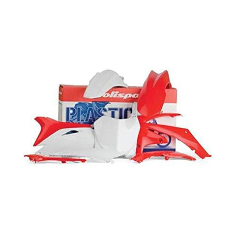 Polisport Plastic Kit - White , Color: White 90538 - Throttle City Cycles