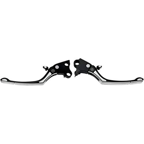 RSD - 0062-4005-BM - Regulator Brake/Clutch Lever Set, Contrast Cut Sportster HD - Throttle City Cycles