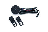 Kuryakyn 2716 MTX Road Thunder Weather Resistant Motorcycle Speaker Accessory: Bluetooth Audio Controller Remote, Universal Fit for Motorcycles with 7/8" Through 1-1/4" Diameter Handlebars, Satin Black - Throttle City Cycles