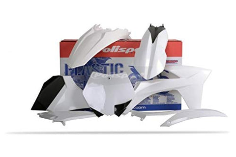 Polisport 90680 Plastic Kit - White - Throttle City Cycles