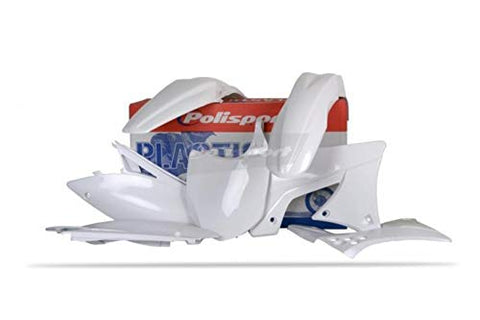 Polisport 90690 Plastic Kit - White - Throttle City Cycles