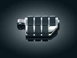 Kuryakyn 8028 Motorcycle Footpegs: Premium Dually ISO Pegs with Male Mount Adapters, Chrome, 1 Pair - Throttle City Cycles